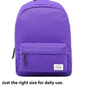 HotStyle SIMPLAY Classic School Backpack Bookbag, Purple