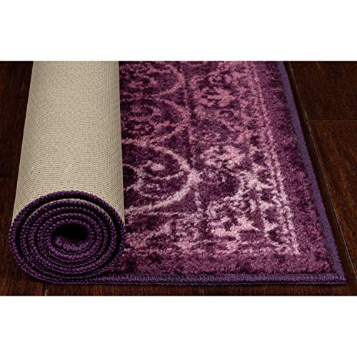 Maples Rugs Area Rug - Pelham 5 x 7 Large Area Rugs [Made in USA] for Living Room, Bedroom, and Dining Room, Wineberry