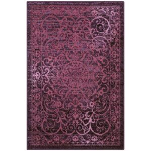 maples rugs area rug - pelham 5 x 7 large area rugs [made in usa] for living room, bedroom, and dining room, wineberry