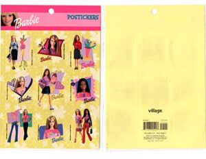 barbie stickers decal vintage scrapbook kids party favors