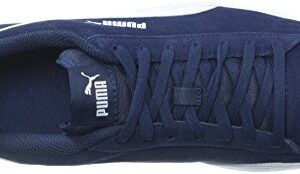 PUMA mens Smash V2 Sneaker, Peacoat/White, 10.5 US