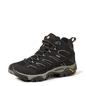 Merrell Men's Moab 2 MID GTX High Rise Hiking Boots, Grey Beluga, 11.5