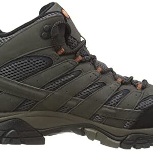 Merrell Men's Moab 2 MID GTX High Rise Hiking Boots, Grey Beluga, 11.5