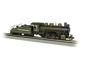 bachmann steam styledcc locomotive, prototypical paint scheme