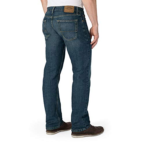 Signature by Levi Strauss & Co. Gold Label Men's Regular Straight Fit Jeans, Bigfoot, 34W x 34L