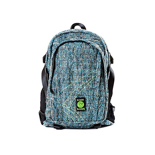 DIME BAGS Urban Hemp Backpack | Original Hemp Backpack for All Genders | Includes Secret Pocket & Removable Airtight Poly Bag (Glass)