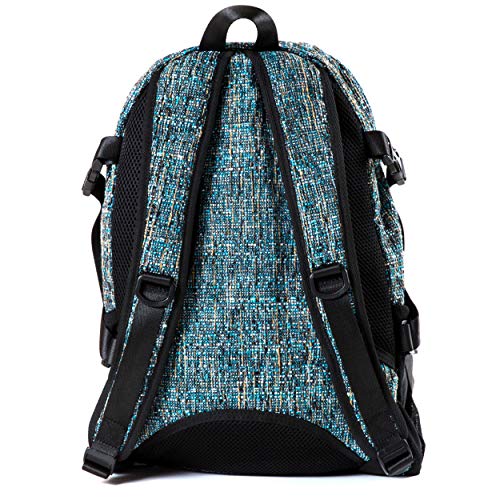 DIME BAGS Urban Hemp Backpack | Original Hemp Backpack for All Genders | Includes Secret Pocket & Removable Airtight Poly Bag (Glass)