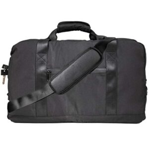 Dime Bags Omerta Associate Duffle Bag | Carbon Filter Lockable Zippered Bag with Activated Carbon Technology (Black)