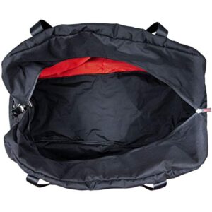 Dime Bags Omerta Cleaner | Large Carbon-Lined Duffle Bag | Lockable Zippered Carbon Filter Bag (Black)