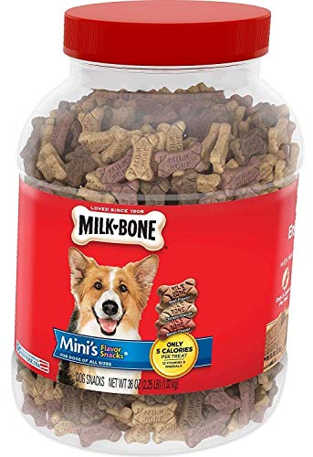 Milk-Bone Mini's Biscuits Flavor Snacks Canister (36 oz. (2 Canisters))