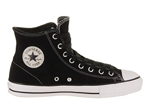 Converse Unisex Sneaker, Black Black White, 7 US Men