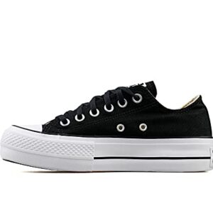Converse Women's Chuck Taylor All Star Lift Sneakers, Black/White/White, 9 Medium US