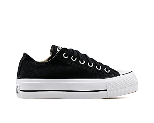 Converse Women's Chuck Taylor All Star Lift Sneakers, Black/White/White, 9 Medium US