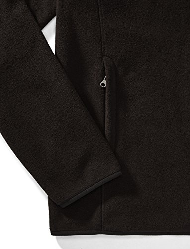 Amazon Essentials Men's Full-Zip Polar Fleece Jacket (Available in Big & Tall), Black, Small