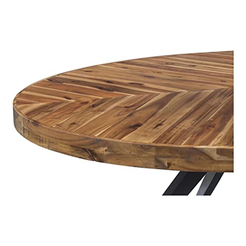 Moe's Home Collection Parq Acacia Wood Oval Dining Table