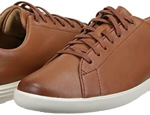 Cole Haan mens Grand Crosscourt Ii Sneaker, Tan Leather Burnsh, 10.5 US