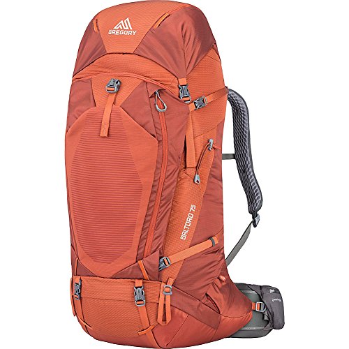 Gregory Mountain Products Men's Baltoro 75 Backpacking Pack, Ferrous Orange, Medium