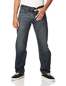 signature by levi strauss & co. gold label men's relaxed fit flex jeans (available in big & tall), headlands, 42w x 32l