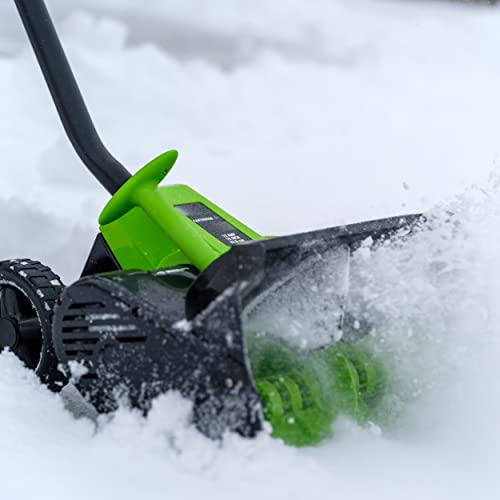 Earthwise SN70016 Electric Corded 12Amp Snow Shovel, 16" Width, 430lbs/Minute