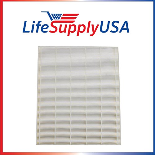 (2-Pack) True HEPA Air Cleaner Filter Replacement Set + 8 Carbon Pre-Filters Compatible with Winix P450 B451 Size 25 Air Cleaners, Filter E #113250 by LifeSupplyUSA