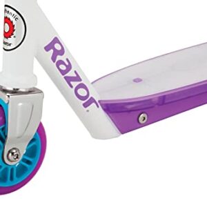 Razor Party Pop Kick Scooter for Kids Ages 6+ - 12 Multi-Color LED Lights, Urethane Wheels, Rear Fender Brake, For Riders up to 143