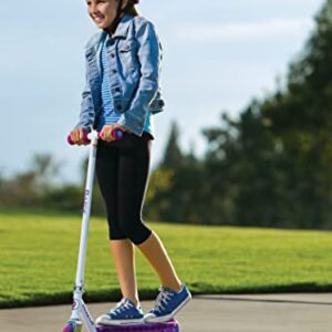 Razor Party Pop Kick Scooter for Kids Ages 6+ - 12 Multi-Color LED Lights, Urethane Wheels, Rear Fender Brake, For Riders up to 143