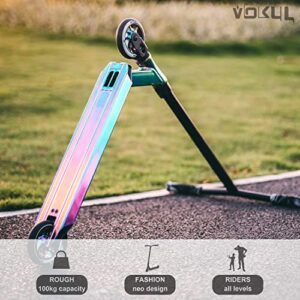 VOKUL K1 Pro Scooters Stunt Scooter Trick Scooter for Boys Intermediate and Beginner Freestyle Scooter for Kids 8 Years and UP,Teens and Adults -Quality Kick Pro Scooter for Boys and Girls (Neo)