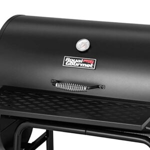 Royal Gourmet CC1830FC Charcoal Grill Offset Smoker (Grill + Cover), Black