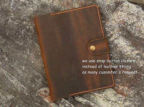 Personalized distressed leather iPad cover case for iPad Pro 9.7 11 12.9 Leather iPad portfolio case for 2019 iPad Air 10.5 inch IDP97SPNC