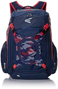 easton walk-off iv bat & equipment backpack bag, stars n stripes