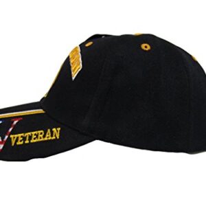 Auhafaly United States Army Veteran Men's Standard Baseball, Black, One Size