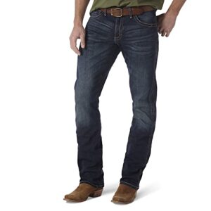 wrangler mens 20x slim fit straight leg jeans, denver, 28w x 34l us