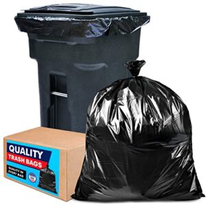 95-96 gallon trash bags, (huge 25 bags w/ties) extra large trash bags, 90 gallon, 95 gallon, 96 gallon, 100 gallon trash bags