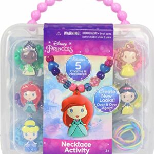 Tara Toys Disney Princess Necklace Activity Set, Create your own jewelry, easy for little hands [Amazon Exclusive] 9.7x8.18x2