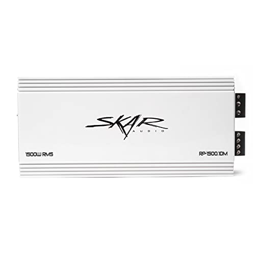 Skar Audio RP-1500.1DM 1,500 Watt Monoblock Class D Marine Subwoofer Amplifier