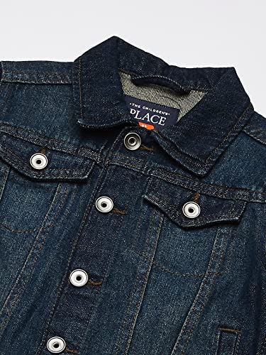 The Children's Place Baby and Toddler Jacket, Dark Stone Denim Single, 18-24MONTH