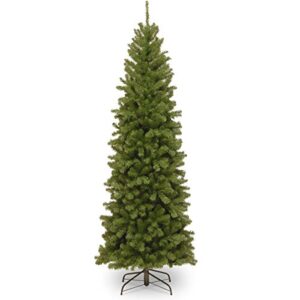 national tree company artificial slim christmas tree, green, north valley spruce, includes stand, 6 feet
