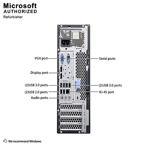 Lenovo ThinkCentre M83 High Performance Business Small Factor Desktop Computer, Intel Core i5-4570 3.2GHz, 8GB RAM, 500GB HDD, WiFi, Windows 10 Professional (Renewed)