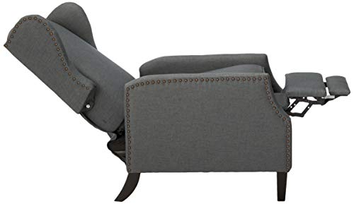 Christopher Knight Home Wescott Traditional Fabric Recliner, Charcoal