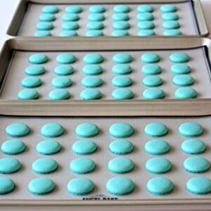 French Macaron Baking Mix With Swiss Buttercream Filling. Baker's Choice Single Step Formulation. Gluten Free. Makes 48 shells.