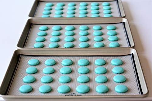 French Macaron Baking Mix With Swiss Buttercream Filling. Baker's Choice Single Step Formulation. Gluten Free. Makes 48 shells.