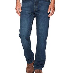 Wrangler Authentics Men's Classic 5-Pocket Regular Fit Jean, Twilight Flex, 38W x 29L