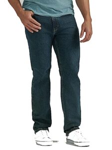 wrangler authentics men's classic straight fit jean, antique dark, 31w x 32l