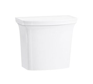 kohler 4143-ra-0 (tm) corbelle 1.28 gpf toilet tank with aquapiston(r) flush technology and right-hand trip lever, white