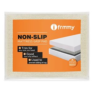 non slip grip pad for twin size mattress, keeps mattress in place for a great night's sleep - twin size 37.5 x 74 in (3.2 x 6.2 ft)