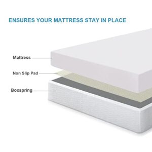 Non Slip Grip Pad for Twin Size Mattress, Keeps Mattress in Place for a Great Night's Sleep - Twin Size 37.5 x 74 in (3.2 x 6.2 ft)