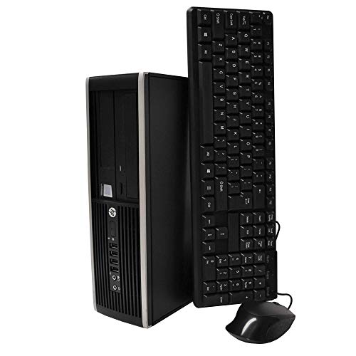 HP Elite 8300 SFF Flagship Business Desktop Computer (Intel Quad Core i7 3770 Up To 3.9GHz, 16GB RAM, 2TB HDD and 120GB SSD, DVD, WiFi, VGA, DisplayPort, Windows 10 Professional) (Renewed)