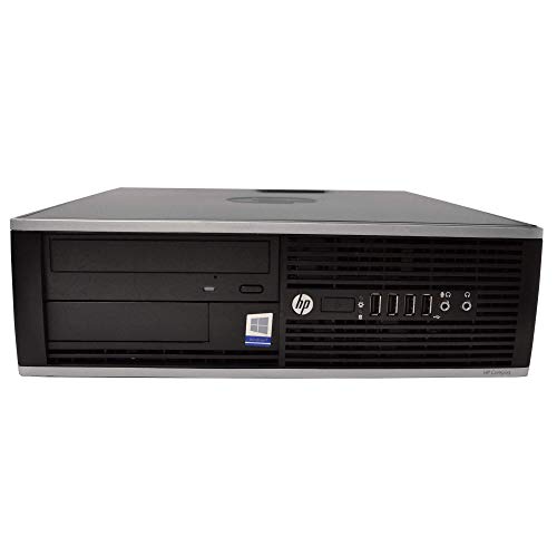 HP Elite 8300 SFF Flagship Business Desktop Computer (Intel Quad Core i7 3770 Up To 3.9GHz, 16GB RAM, 2TB HDD and 120GB SSD, DVD, WiFi, VGA, DisplayPort, Windows 10 Professional) (Renewed)