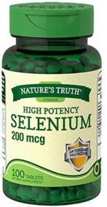 nature's truth high potency selenium 200 mcg tablets - 100 ct, pack of 3