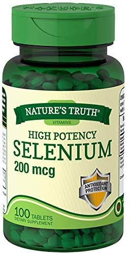 Nature's Truth High Potency Selenium 200 mcg Tablets - 100 ct, Pack of 3